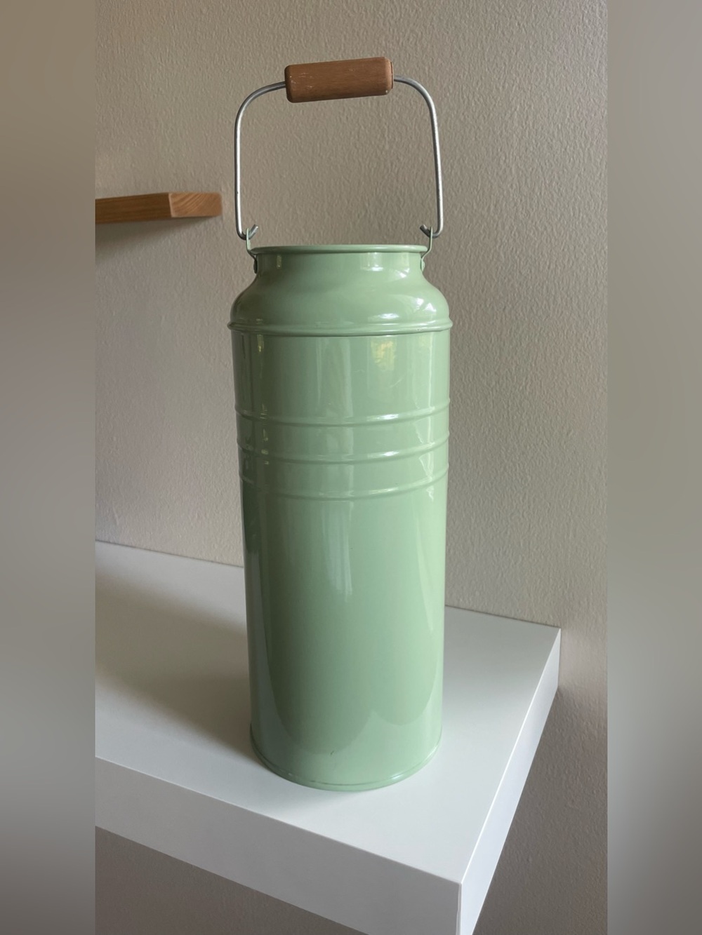 Vintage IKEA Green Metal Tin